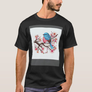 Blossoming Beauty of Japanese Garden Tranquil Nat T-Shirt