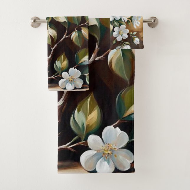 Blossoming Branch 5 Bath Towels (Insitu)