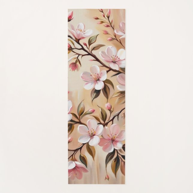 Blossoming Branch Bath Towels Yoga Mat (Front)