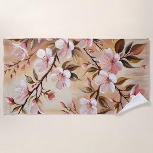 Blossoming Branch  Beach Towel