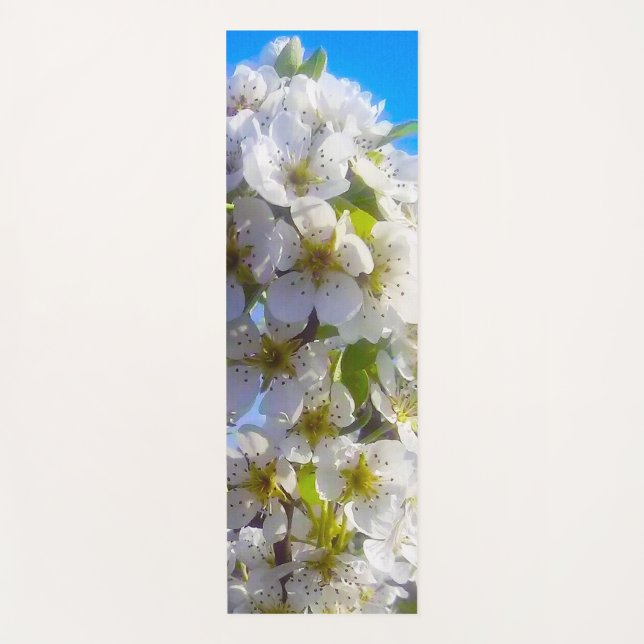  Blossoming branch of a pear  Yoga Mat (Front)