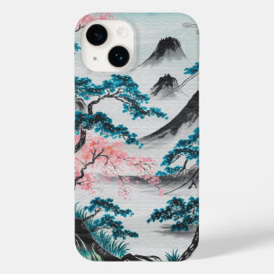 Blossoming Branches and Misty Peaks Case-Mate iPhone 14 Case