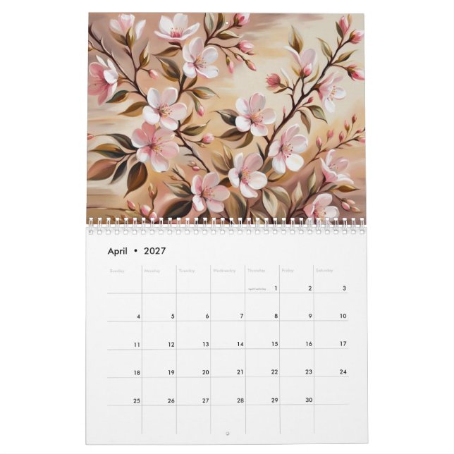 Blossoming Branches Calendar (Apr 2027)