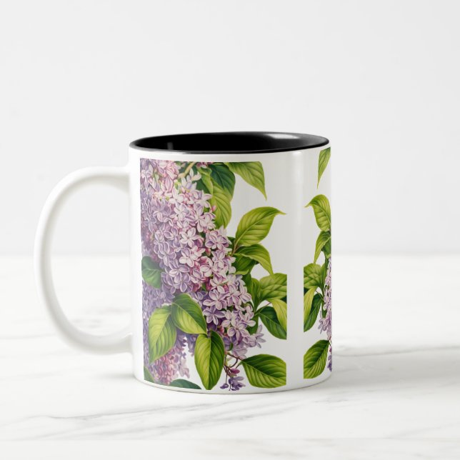 Blossoming Branches Two-Tone Mug – 11 oz (Left)