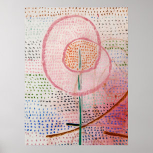 Blossoming by Paul Klee Digitally Restored Poster