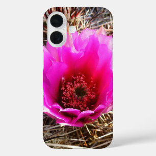 Blossoming Cactus (Prickly Pear) Wildflower iPhone 16 Case