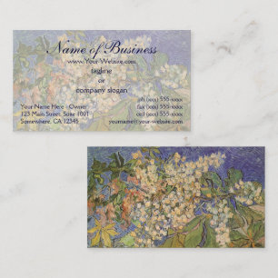 Blossoming Chestnut Branches by Vincent van Gogh Business Card