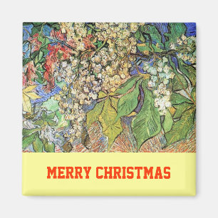 Blossoming Chestnut Branches Vincent van Gogh. Magnet