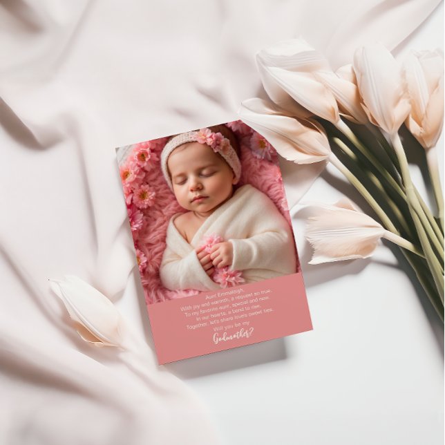 Blossoming Dreams - A Sweet Godmother Proposal Invitation (Creator Uploaded)