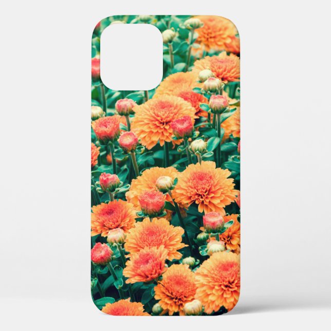 Blossoming flowers in a gardenautumn, background,  Case-Mate iPhone case (Back)