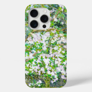 Blossoming garden iPhone 15 pro case