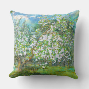 Blossoming garden cushion