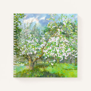 Blossoming garden notebook