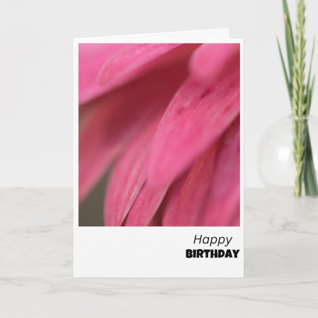 Blossoming Joy Birthday Card (Front)