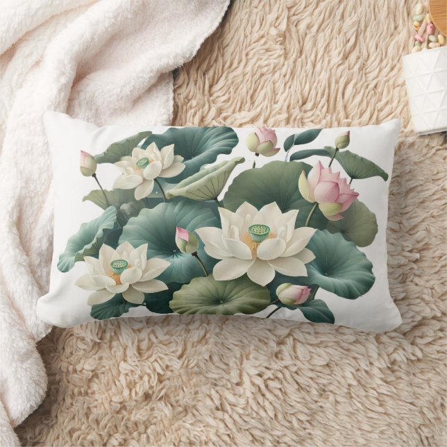Blossoming Lotus Zen Pillow (Blanket)