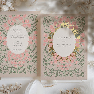 Blossoming Love Art Nouveau Wedding