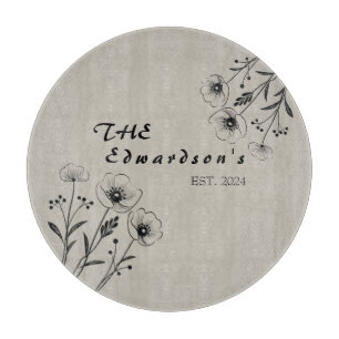 Blossoming Memories Cutting Board