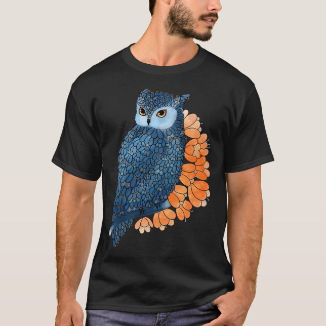 Blossoming Owl T-Shirt (Front)
