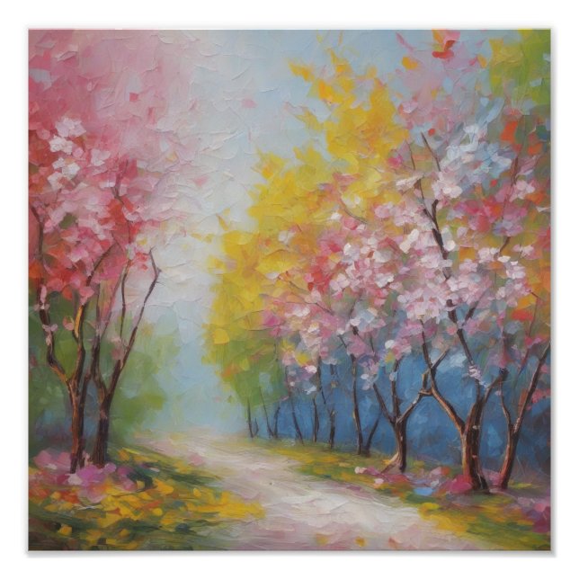  Blossoming Path to Spring Photo Print (Front)