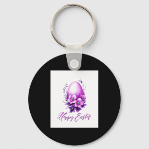 Blossoming rose easter egg t shirt  key ring