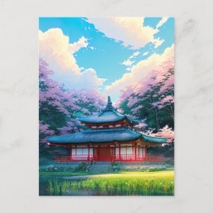Blossoming Spirit of Japan Postcard