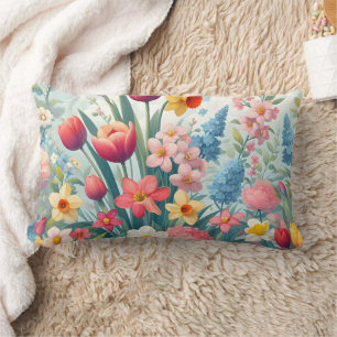 Blossoming Spring Flower Pillow