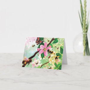 Blossoming Trees for Bees and Other Pollinators  Card