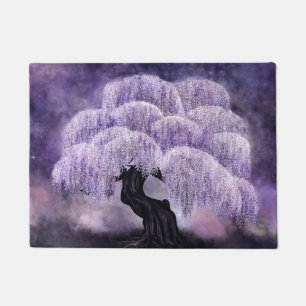 Blossoming Wisteria Tree Doormat