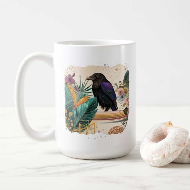 BlossomRaven in the jungle Coffee Mug (With Donut)