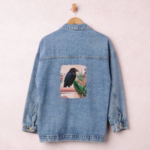 BlossomRaven in Tropical Garden Denim Jacket