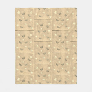 Blossoms & Butterflies Fleece Blanket