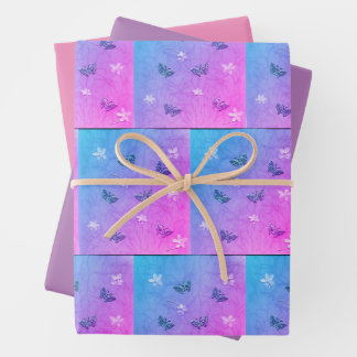 Blossoms & Butterflies Wrapping Paper Sheet
