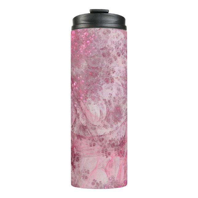Blossoms Day Abstract Thermal Tumbler (Front)