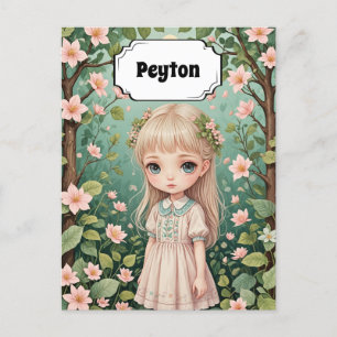 Blossom's Embrace Personalised Postcard