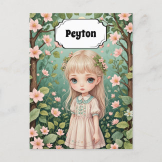 Blossom's Embrace Personalized Postcard