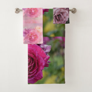 Blossoms Floral Shower Bath Home Destiny'S Destiny Towel Set