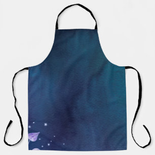 Blossoms flower paper vintage apron