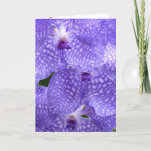 Blossoms Flowers Orchids Peace Love Destiny Thank You Card
