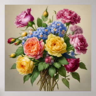 Blossoms in Full Bloom Poster