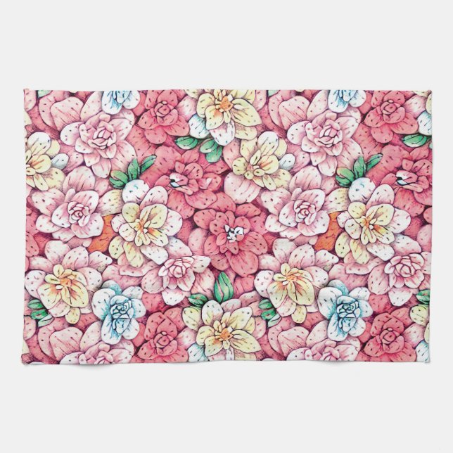 Blossoms Kitchen Towel (Horizontal)