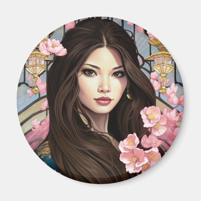 Blossoms of Elegance Magnet (Front)