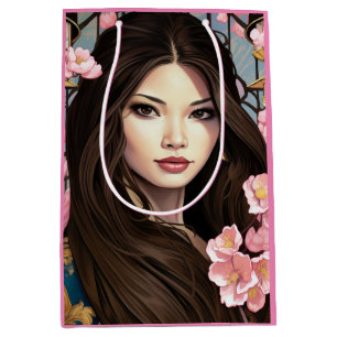 Blossoms of Elegance Medium Gift Bag