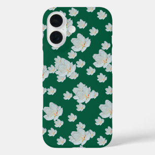 Blossoms On Green iPhone 16 Case