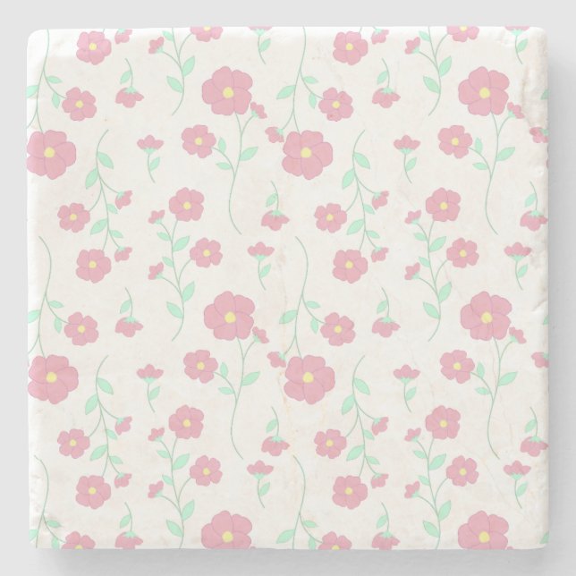 Blossoms Stone Coaster (Front)
