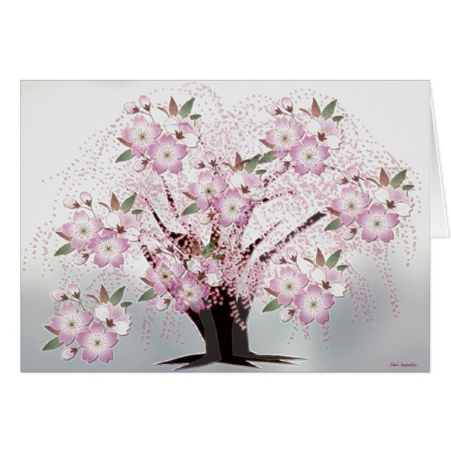 Blossoms White Origami Artwork (Front Horizontal)