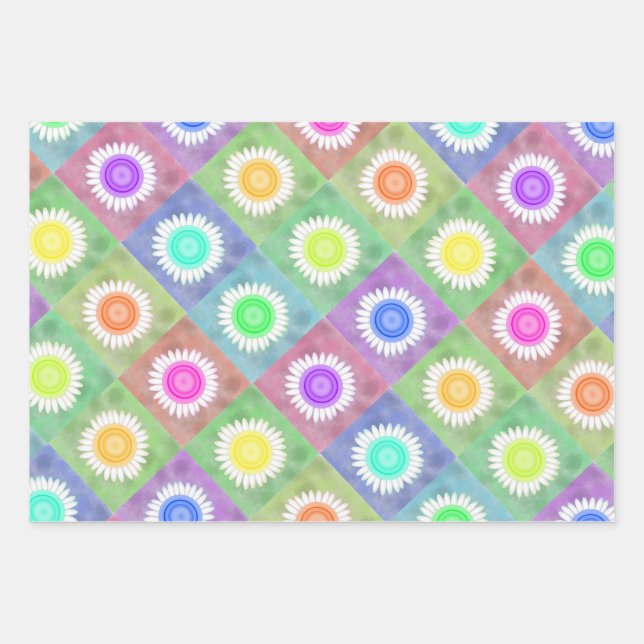 Blossoms Wrapping Paper Sheets (Front)