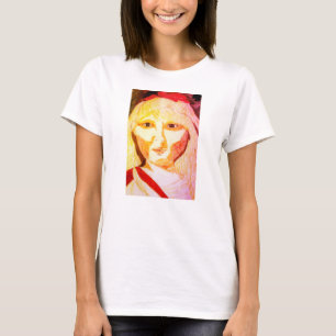 Blouse with girl sketch T-Shirt