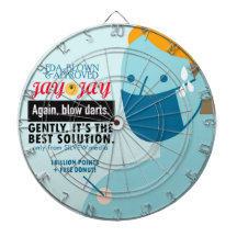 Blow Darts + Dart Board