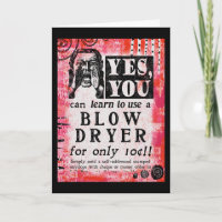 Blow Dryer - Funny Vintage Ad
