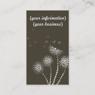 blow em away with blowing flowers business card